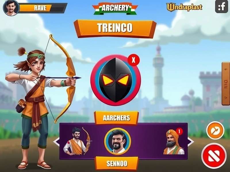 India Archery Hero character customization options